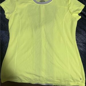 Women's Yellow Athletic Top